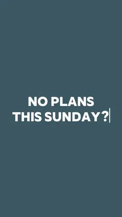 Sunday Reminder