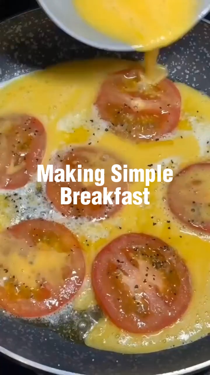 Making breakfast