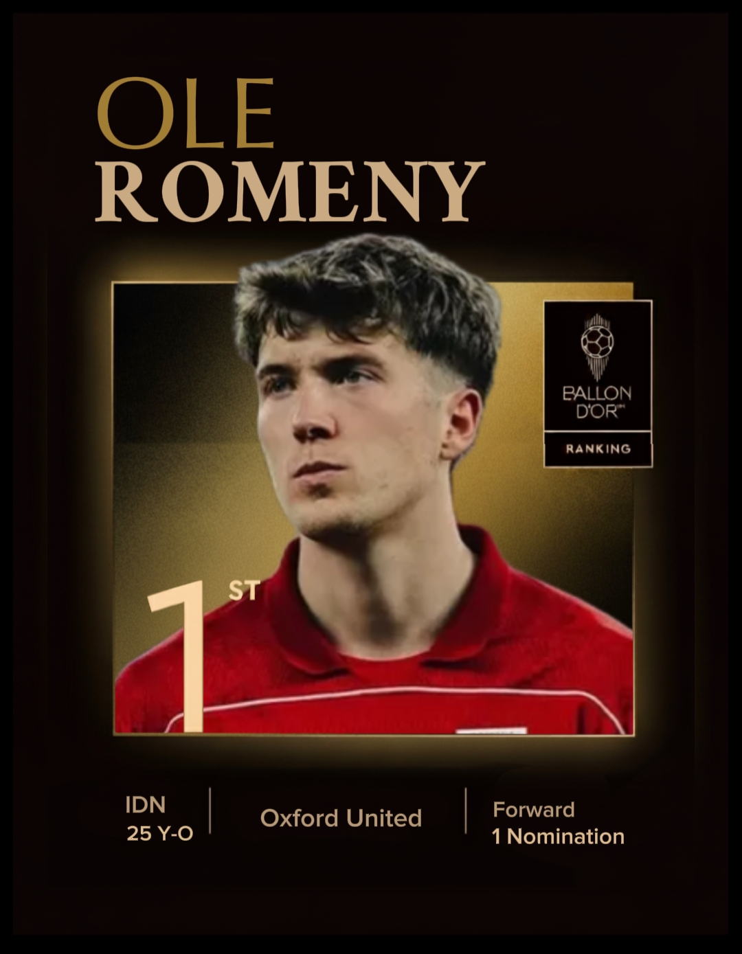 Ballon D 'or futbolu