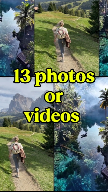 13 photos or videos 