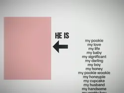 He is my_______
