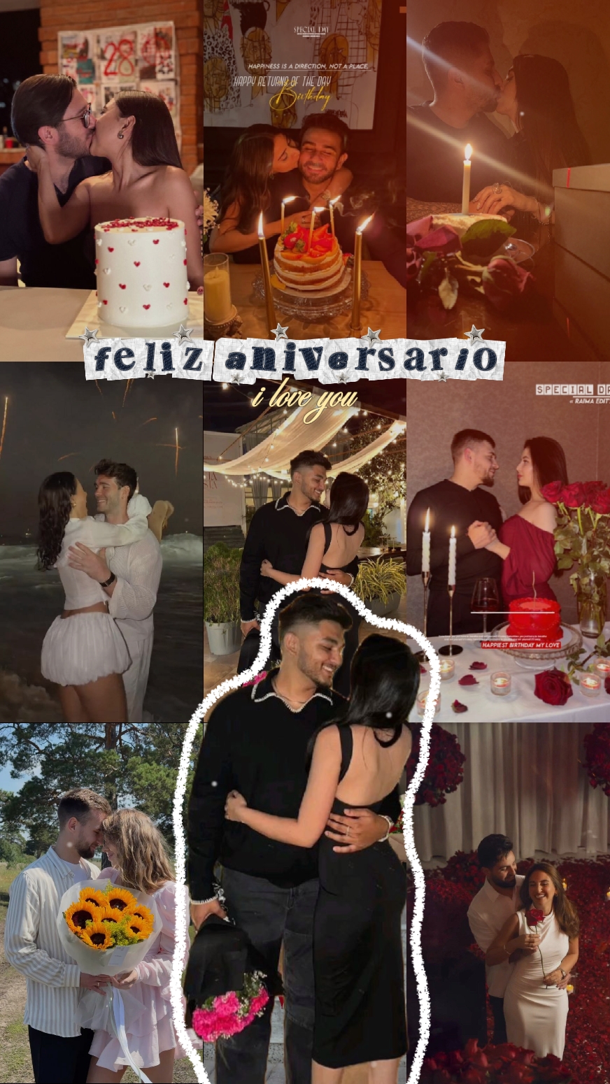 anniversario collage