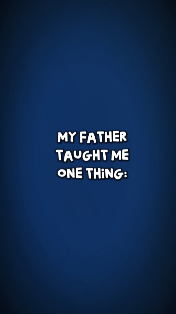 Papai disse isso-