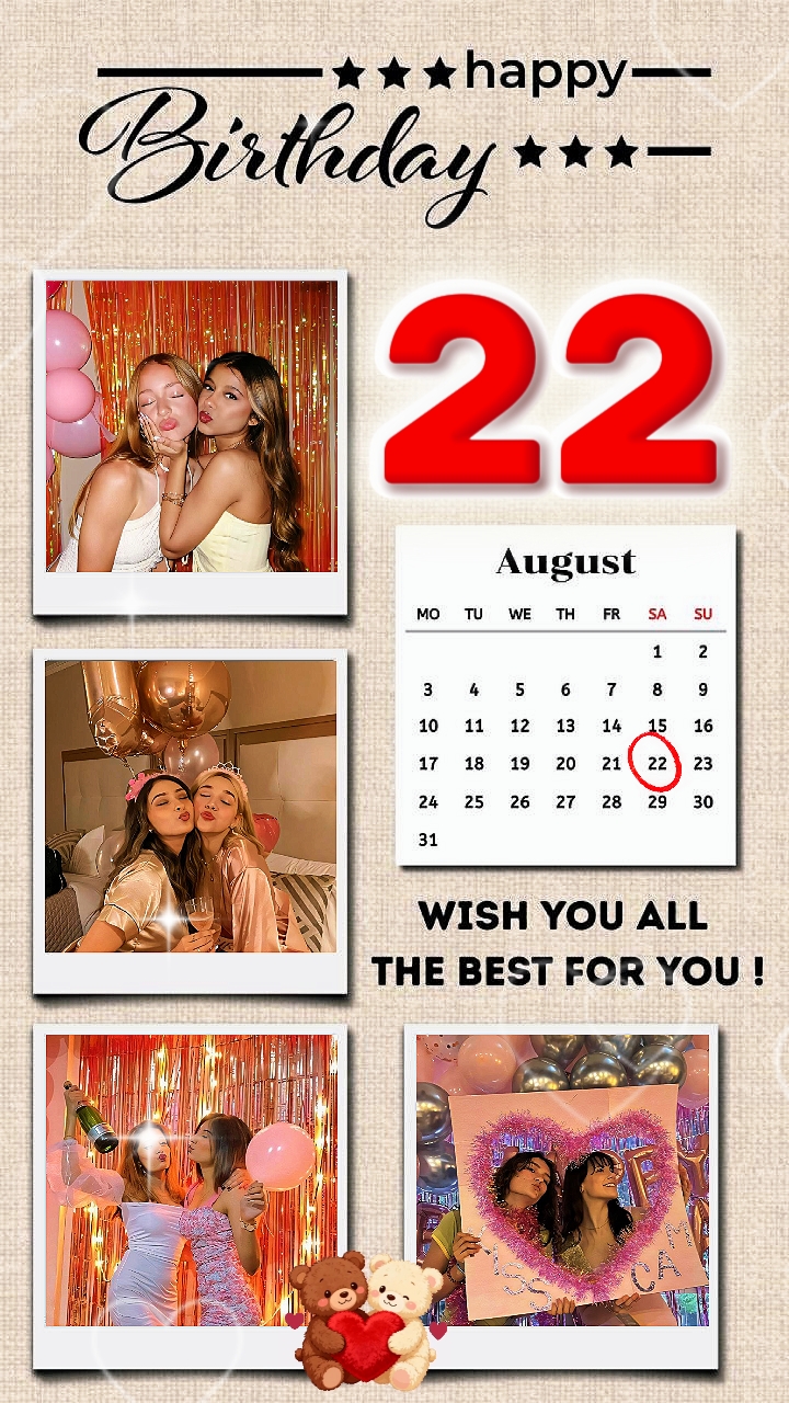 HBD 22 de agosto de 2026