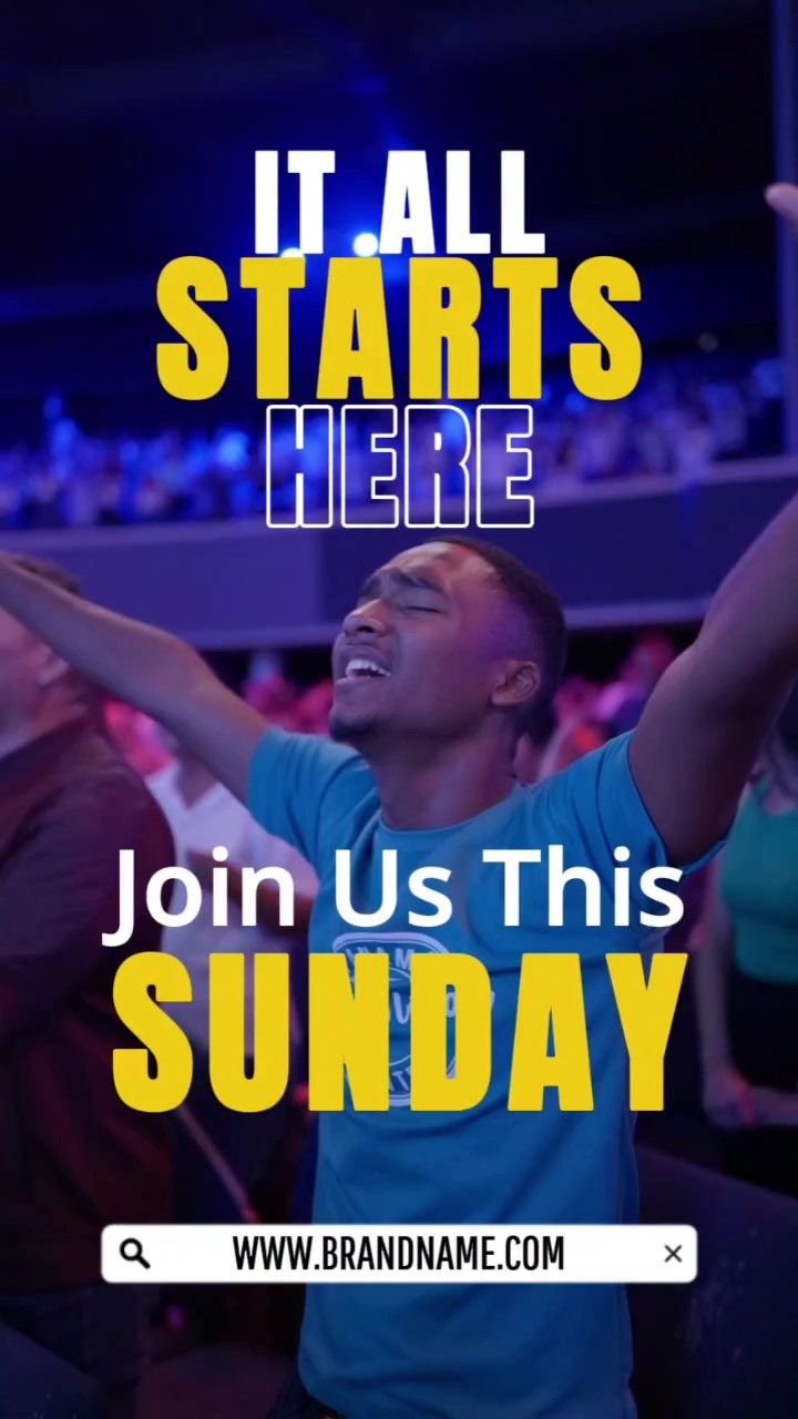 CHURCH PROMOTION, SUNDAY SERVICE