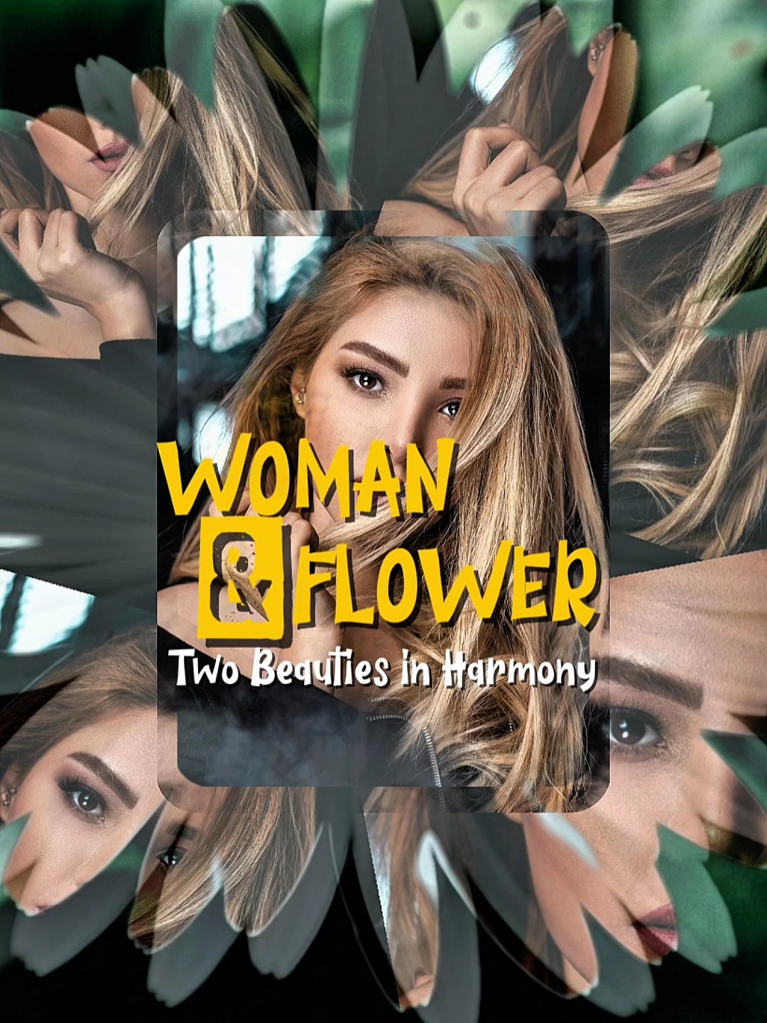 Mulher e flor