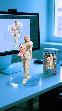 Miniatur 3d viral