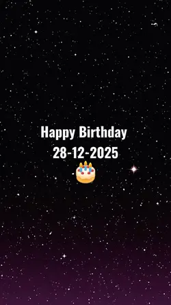 HBD 28 DECEMBER 