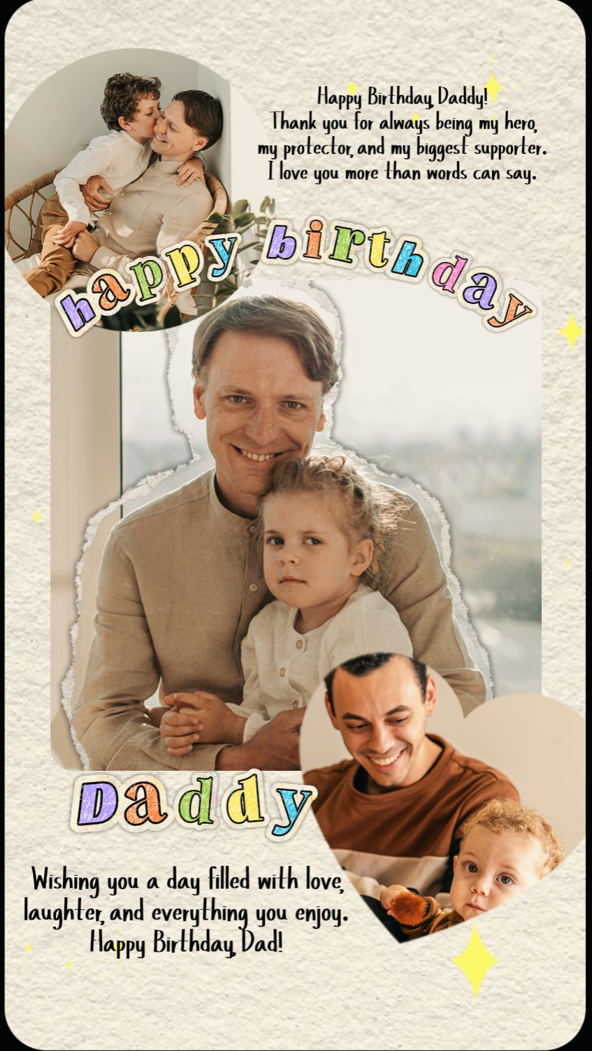 Feliz cumpleaños papá