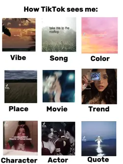 How TikTok sees me