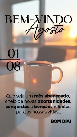 Bem vindo Agosto