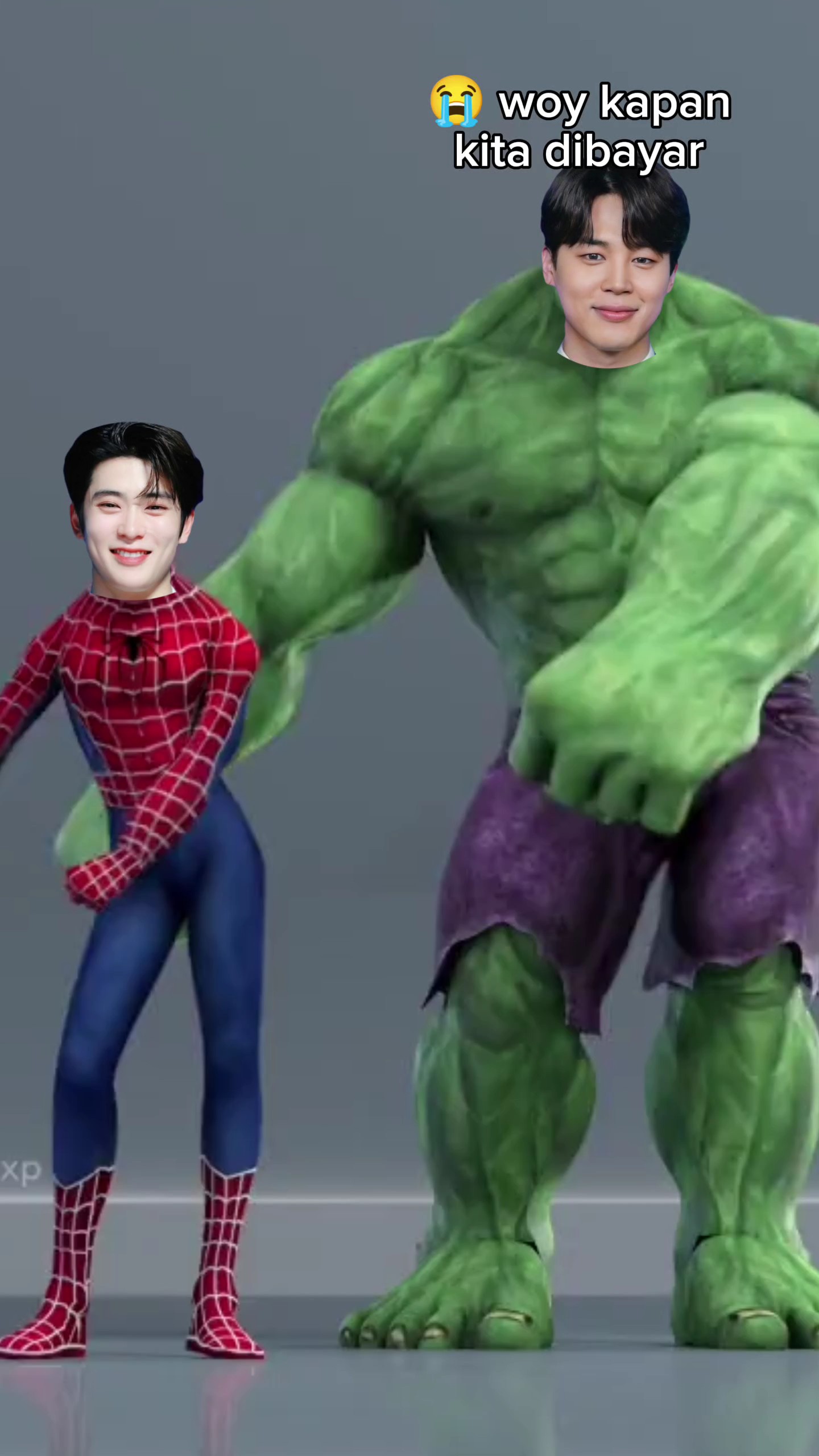 Homem aranha hulk joget