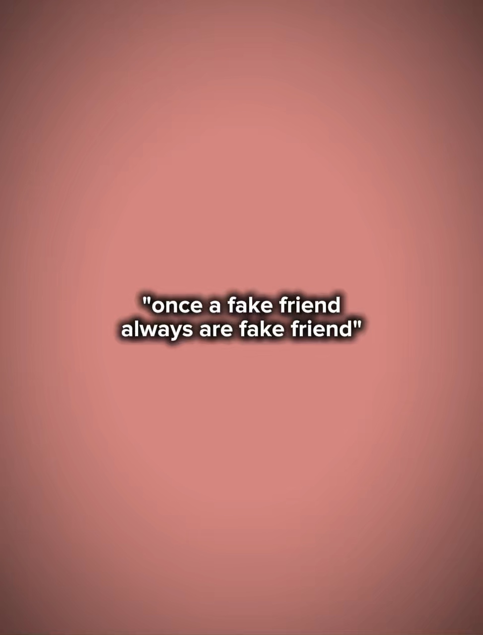 ¿Amigo falso?