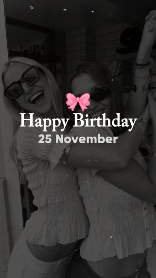 FELIZ CUMPLEAÑOS 25 DE NOVIEMBRE