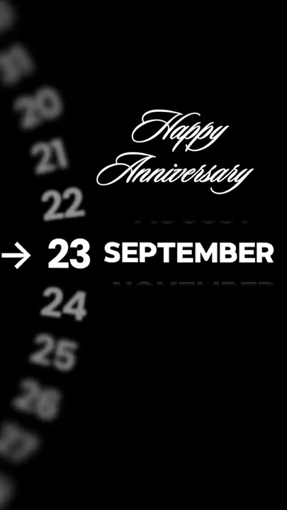 ANNIV 23 SEPTEMBER 