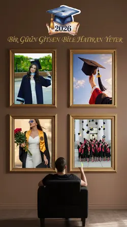 Mezuniyet 🧑‍🎓 şablonu 