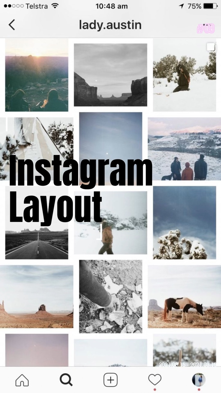 Instagram slideshow