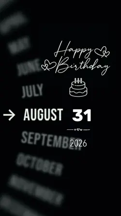 HBD AUGUST 31