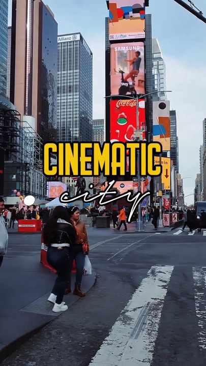 City vlog trend 