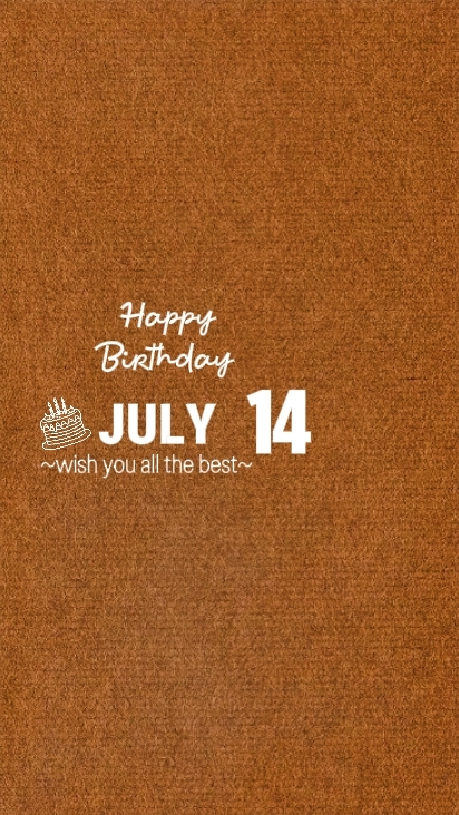 HBD 14 JULY 2026