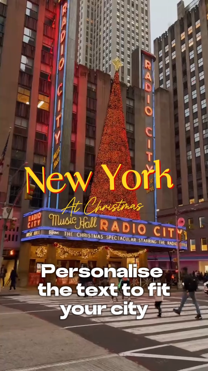Meine Stadt zu Weihnachten