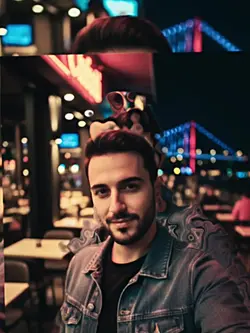 Müziğe Patlayan Fotoğraf Şablonu