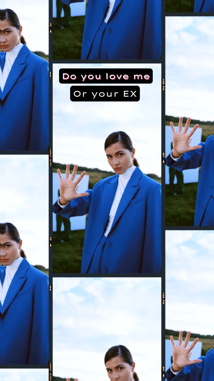 Exibição de roupas batendo Match Tiktok Style