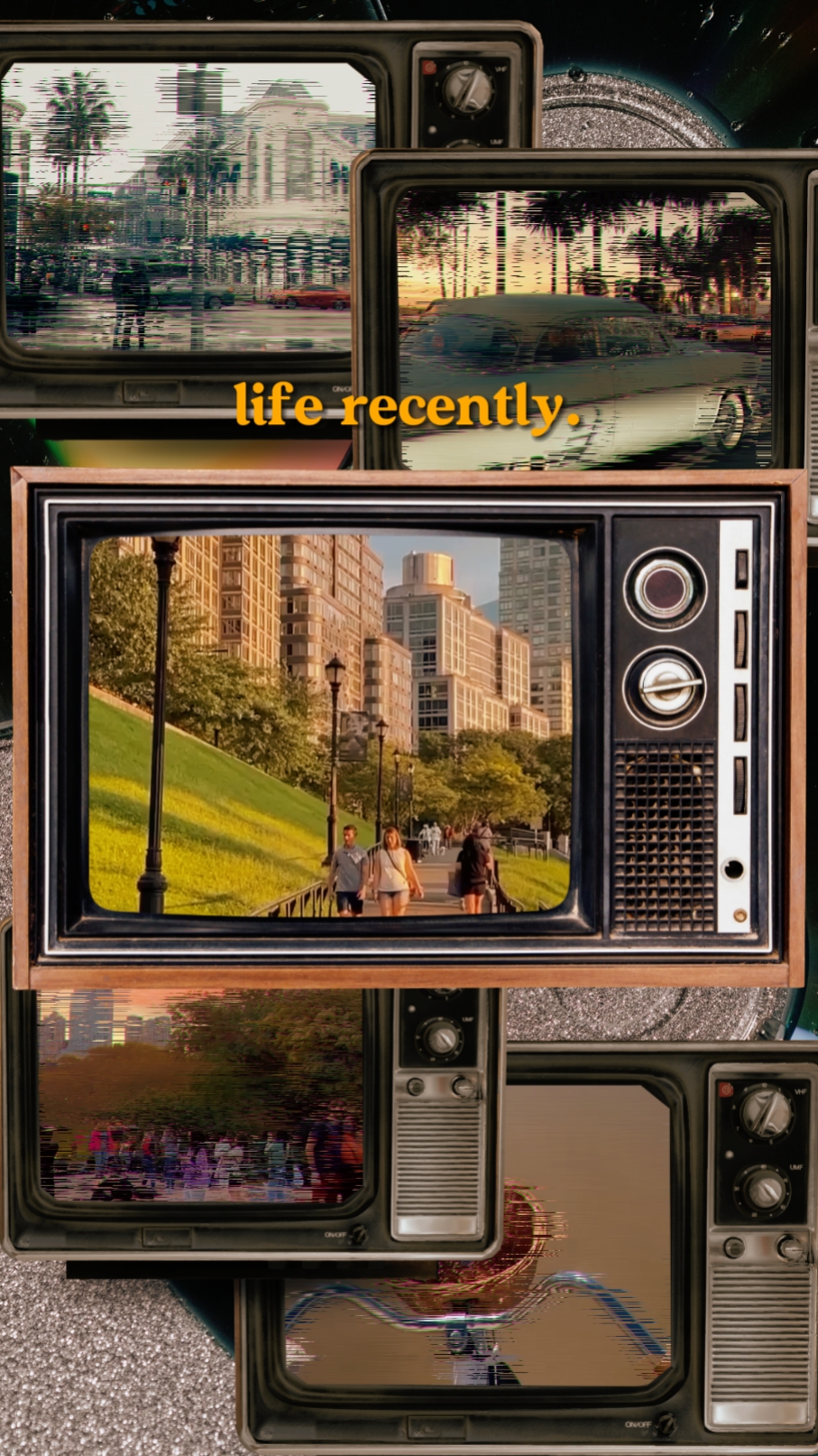 kehidupan sehari-hari retro tv