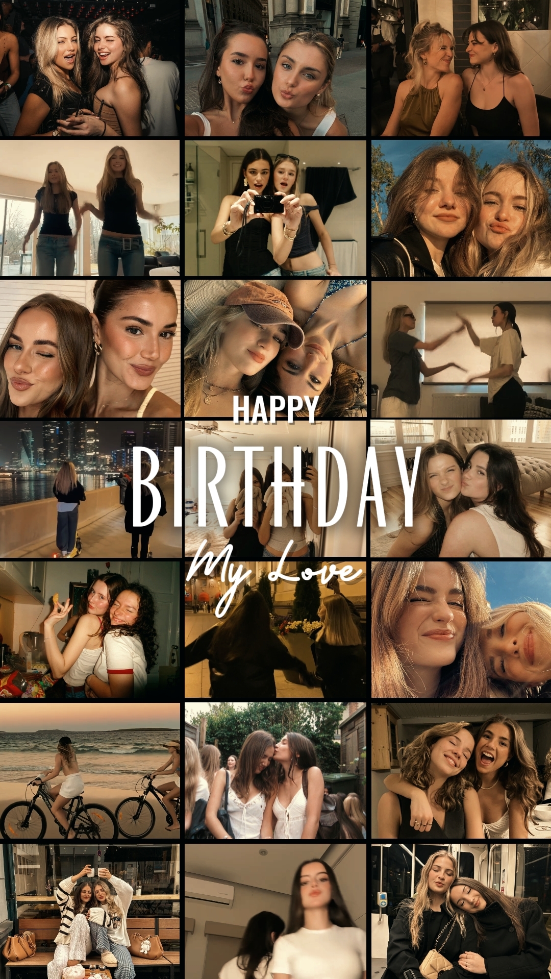 Birthday Photo Grid