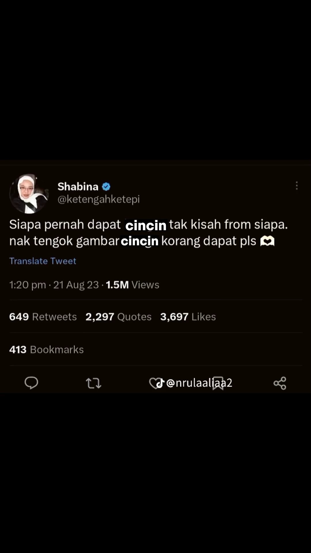versi cincin