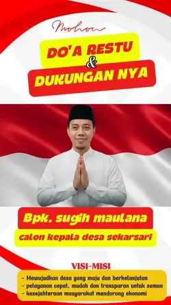 poster calon kades