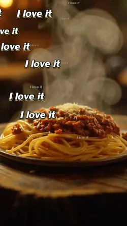 I love food