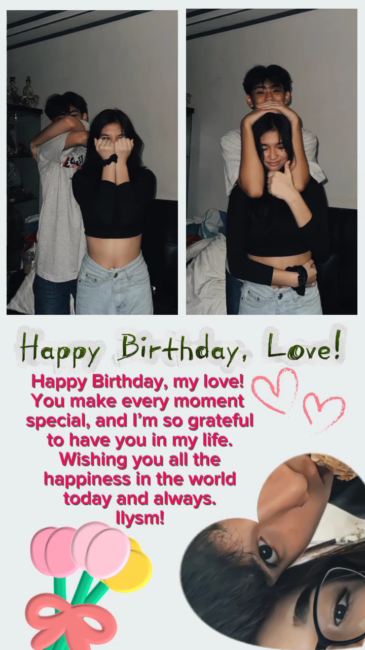 Feliz cumpleaños, amor