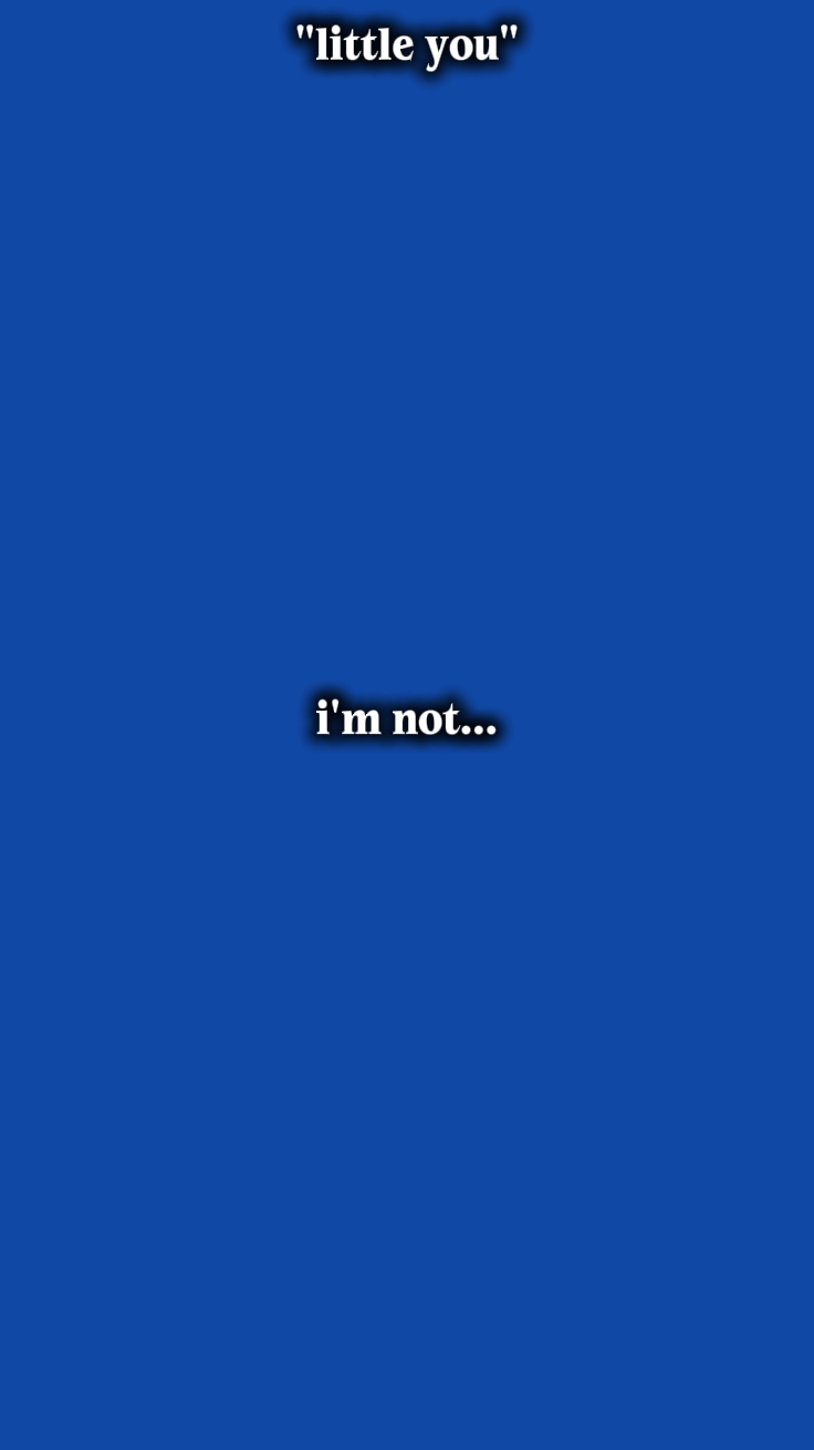 I'm not cute anymore