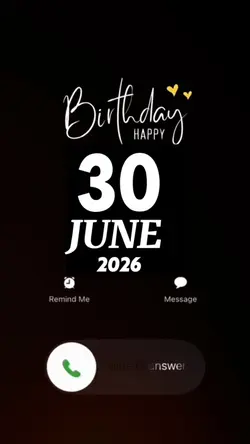 Hbd 30 June 2026 