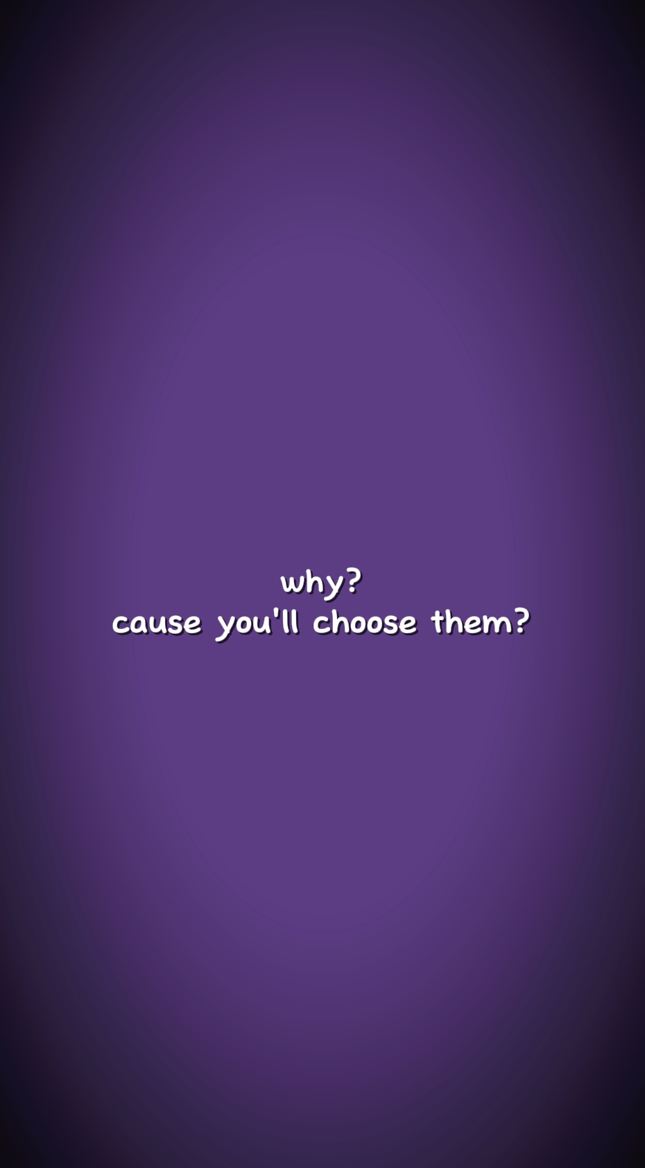 yeah I'll choose 