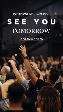 SEE YOU TOMORROW 