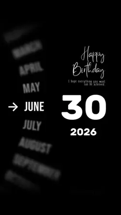 Hbd 30 June 2026 