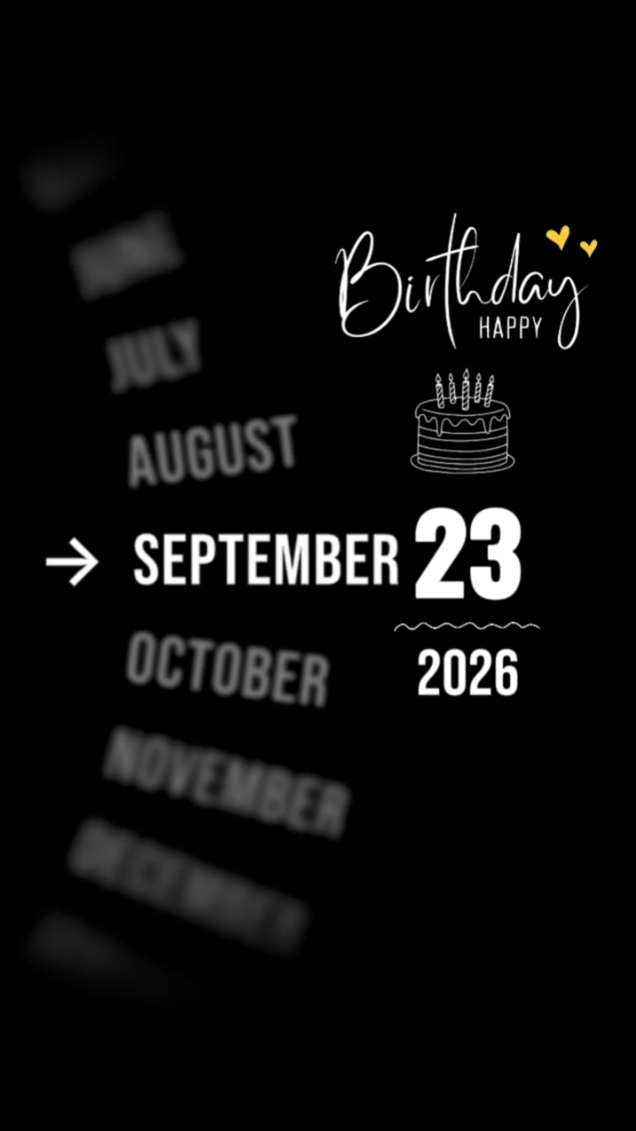 ULANG TAHUN PUTRI 23 SEP