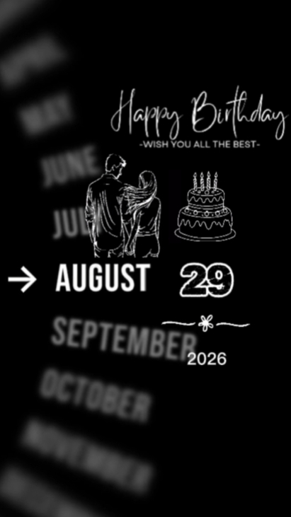 BirthdayMylove29Augs