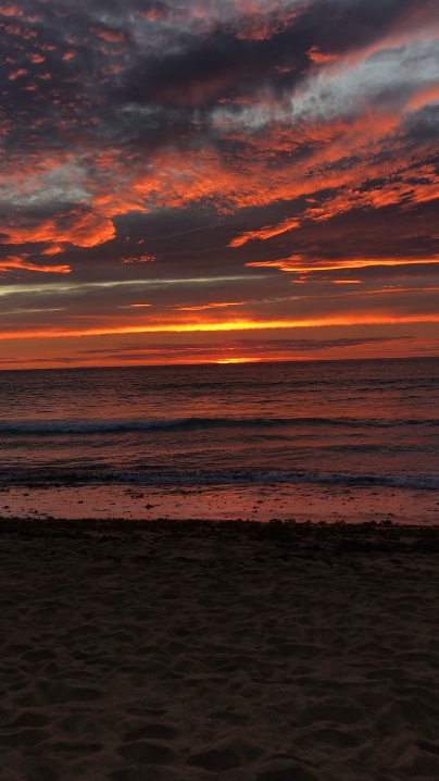 sunset.