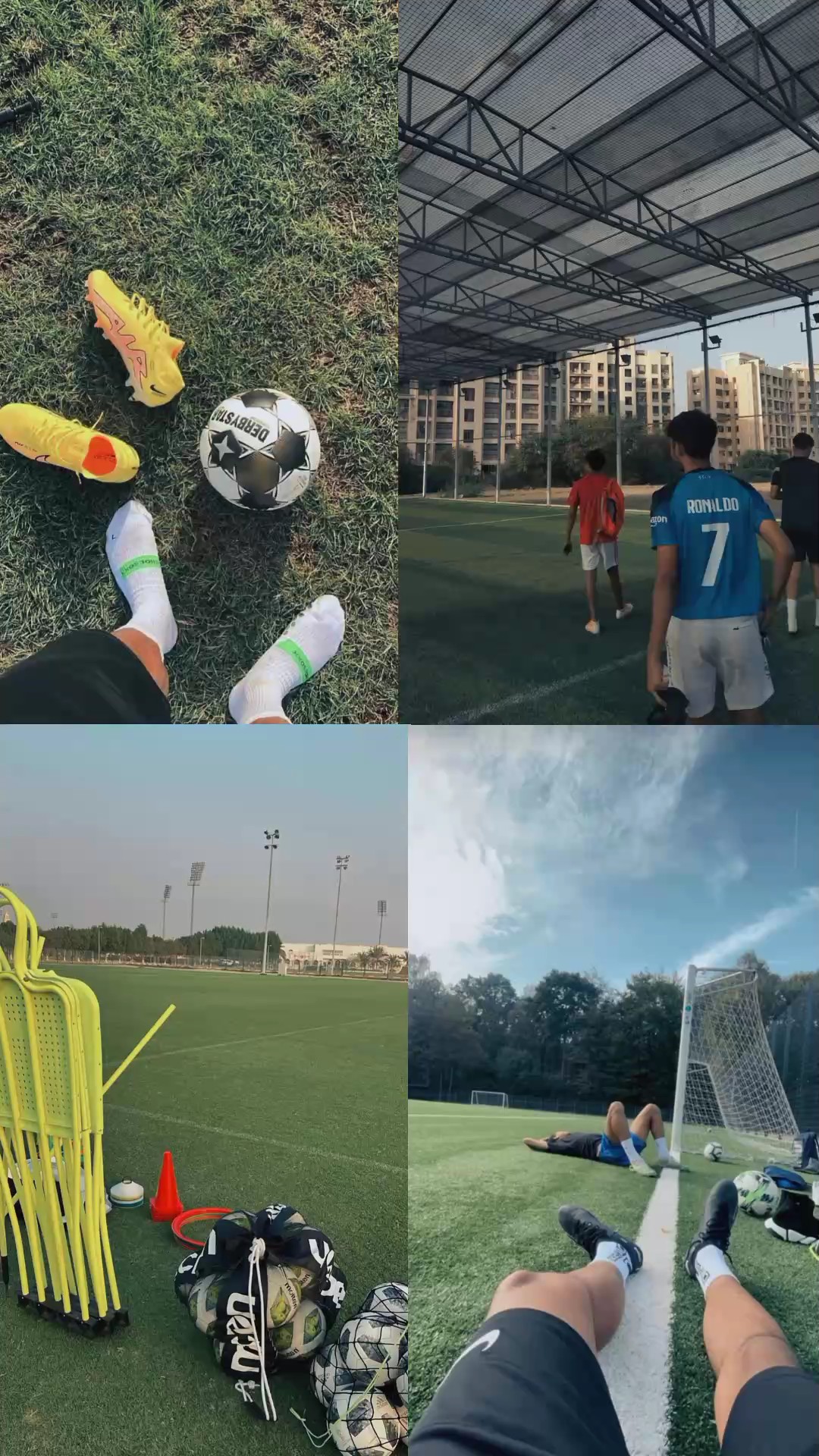 4 foto latihan bola