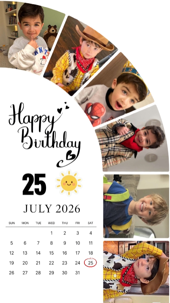 BDAY SON 25 JULY 