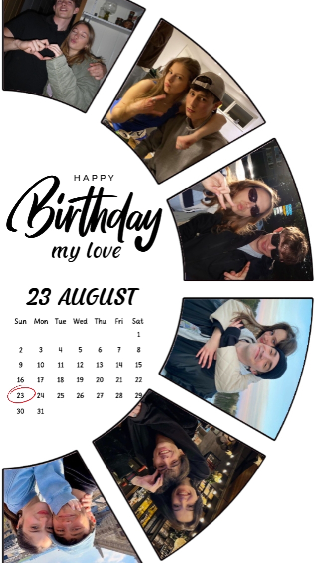 HBD love 23 August 