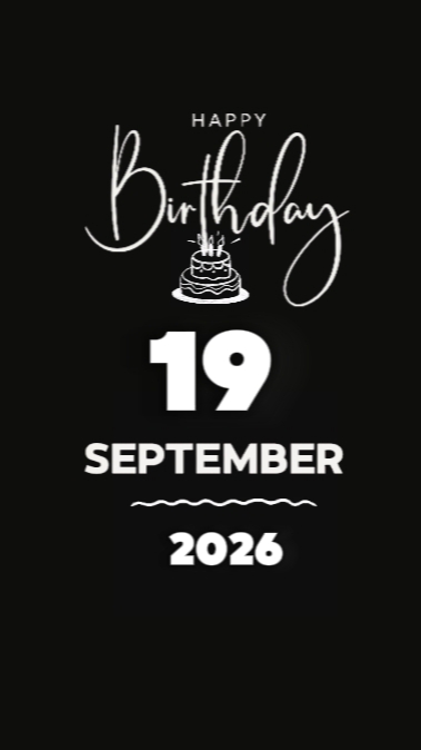 Joyeux anniversaire 