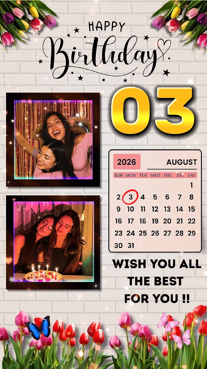 HBD 03 August 2026