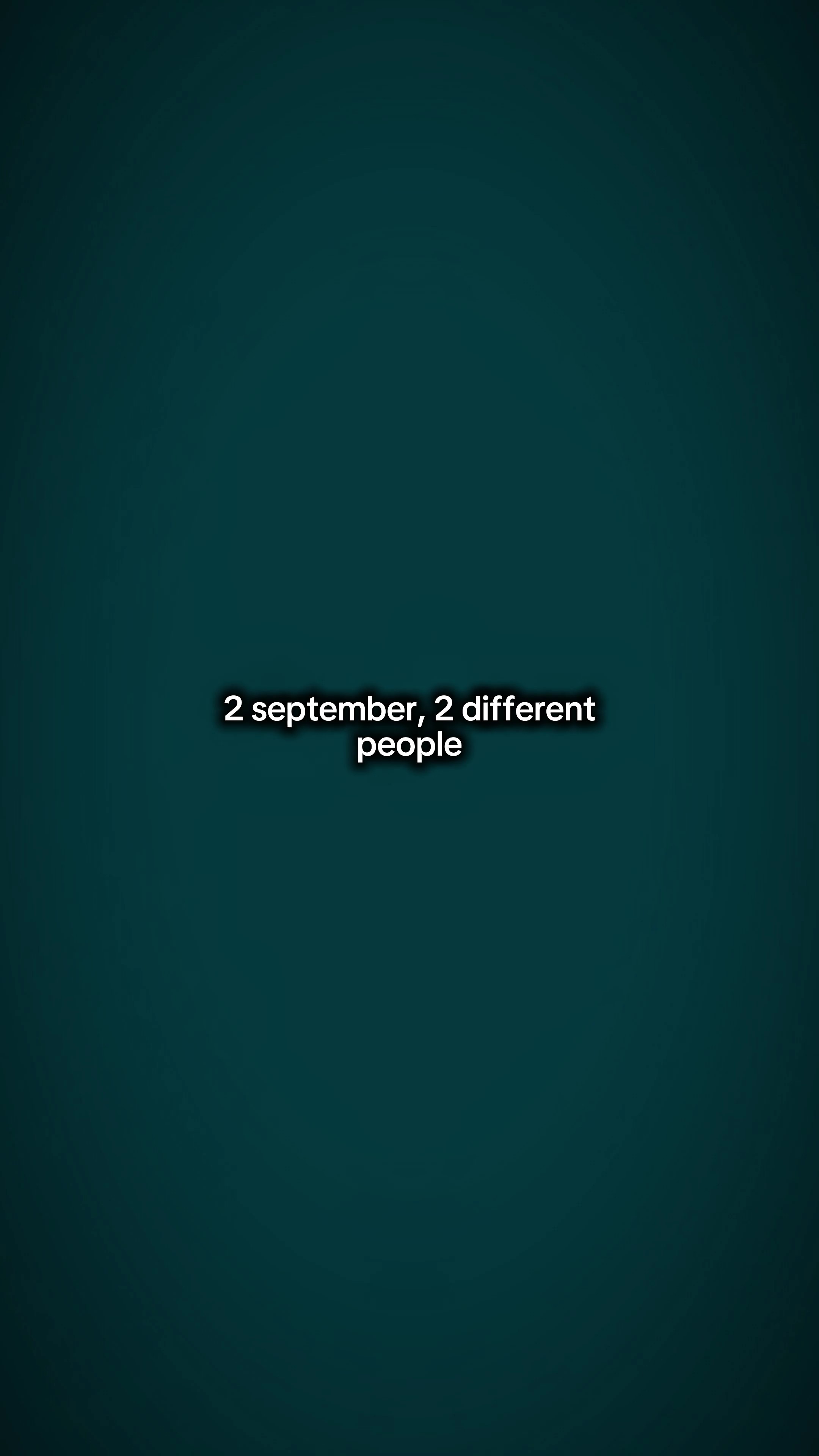 2 september, 2 diffe