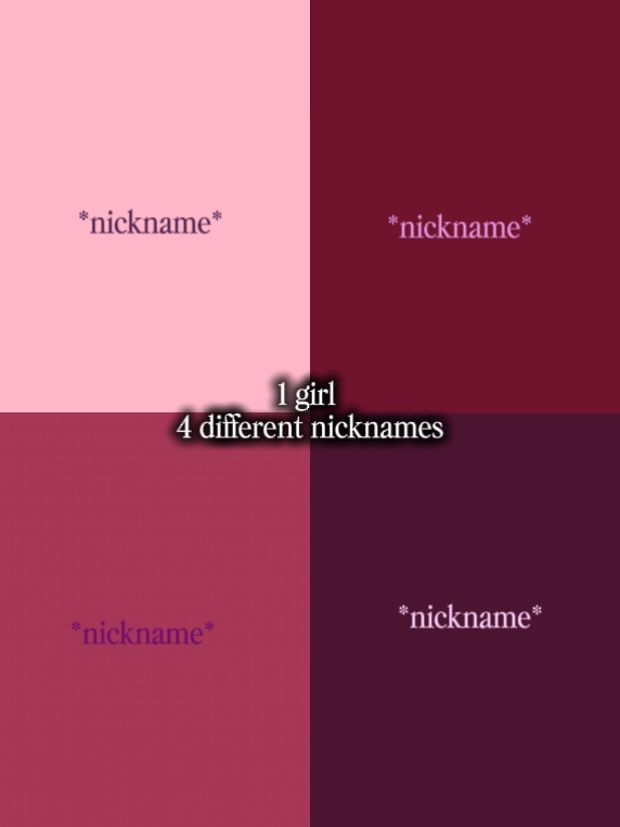 nicknames 