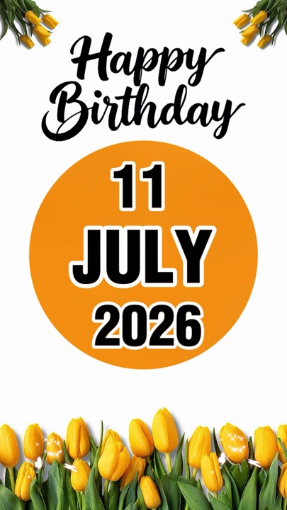 11 de julio cumpleaños 