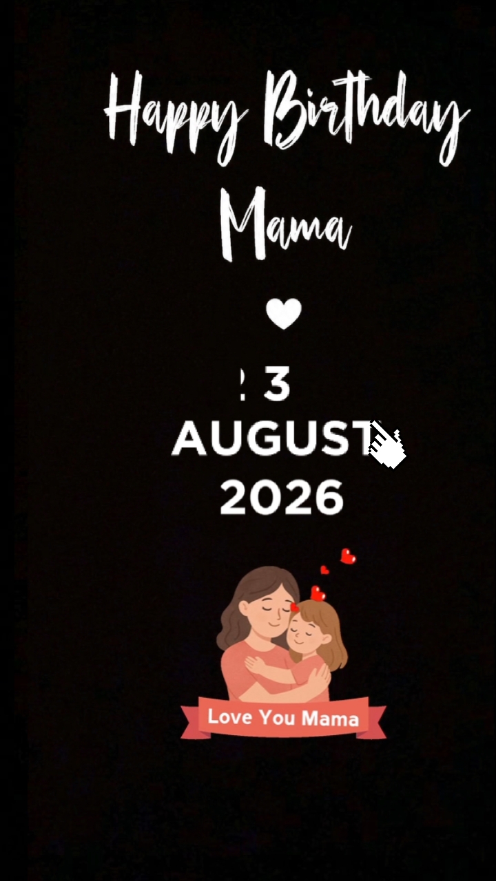 HBD MAMA 3 AGUSTUS 